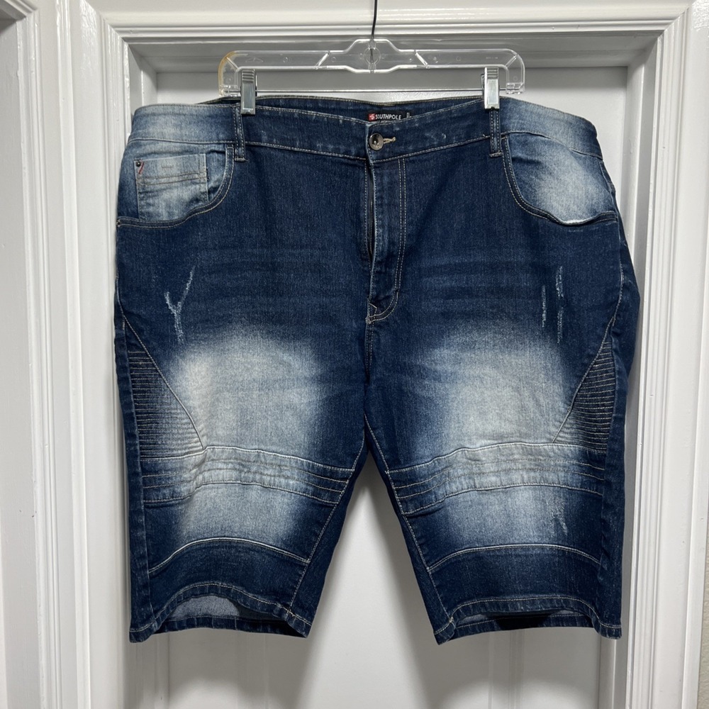 Southpole Jean Distressed Shorts Mens 46 Stretch EUC‎